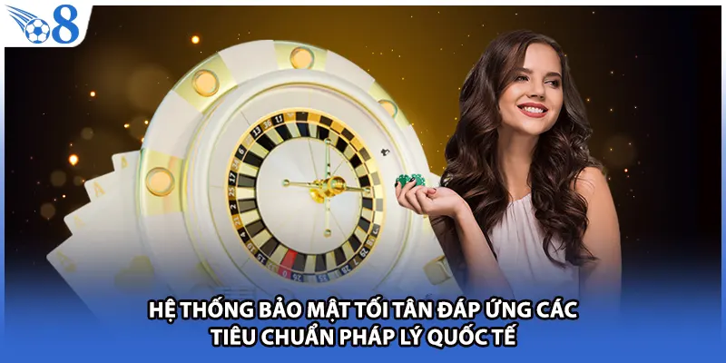 Hệ thống bảo mật tối tân đáp ứng các tiêu chuẩn pháp lý quốc tế